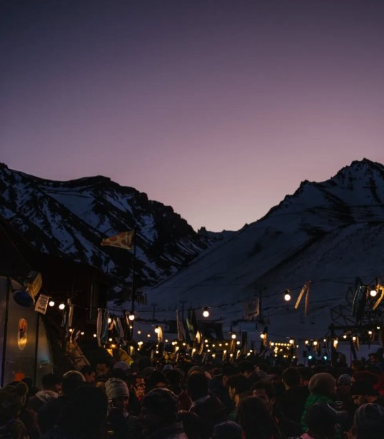 Atardecer en Las Leñas